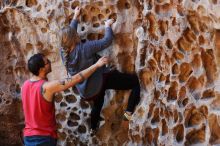 Bouldering in Hueco Tanks on 11/23/2018 with Blue Lizard Climbing and Yoga

Filename: SRM_20181123_1112100.jpg
Aperture: f/3.2
Shutter Speed: 1/160
Body: Canon EOS-1D Mark II
Lens: Canon EF 50mm f/1.8 II