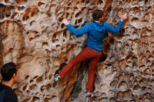 Bouldering in Hueco Tanks on 11/23/2018 with Blue Lizard Climbing and Yoga

Filename: SRM_20181123_1114500.jpg
Aperture: f/3.2
Shutter Speed: 1/200
Body: Canon EOS-1D Mark II
Lens: Canon EF 50mm f/1.8 II