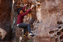 Bouldering in Hueco Tanks on 11/23/2018 with Blue Lizard Climbing and Yoga

Filename: SRM_20181123_1115100.jpg
Aperture: f/3.2
Shutter Speed: 1/125
Body: Canon EOS-1D Mark II
Lens: Canon EF 50mm f/1.8 II