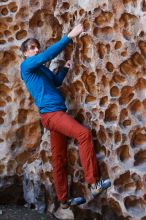 Bouldering in Hueco Tanks on 11/23/2018 with Blue Lizard Climbing and Yoga

Filename: SRM_20181123_1115560.jpg
Aperture: f/3.2
Shutter Speed: 1/160
Body: Canon EOS-1D Mark II
Lens: Canon EF 50mm f/1.8 II