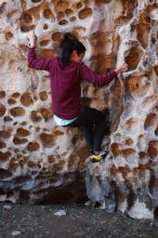 Bouldering in Hueco Tanks on 11/23/2018 with Blue Lizard Climbing and Yoga

Filename: SRM_20181123_1116250.jpg
Aperture: f/3.2
Shutter Speed: 1/125
Body: Canon EOS-1D Mark II
Lens: Canon EF 50mm f/1.8 II