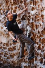 Bouldering in Hueco Tanks on 11/23/2018 with Blue Lizard Climbing and Yoga

Filename: SRM_20181123_1120051.jpg
Aperture: f/3.2
Shutter Speed: 1/125
Body: Canon EOS-1D Mark II
Lens: Canon EF 50mm f/1.8 II