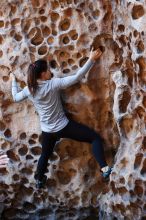 Bouldering in Hueco Tanks on 11/23/2018 with Blue Lizard Climbing and Yoga

Filename: SRM_20181123_1120280.jpg
Aperture: f/3.2
Shutter Speed: 1/125
Body: Canon EOS-1D Mark II
Lens: Canon EF 50mm f/1.8 II