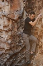 Bouldering in Hueco Tanks on 11/23/2018 with Blue Lizard Climbing and Yoga

Filename: SRM_20181123_1121410.jpg
Aperture: f/4.0
Shutter Speed: 1/160
Body: Canon EOS-1D Mark II
Lens: Canon EF 50mm f/1.8 II