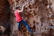 Bouldering in Hueco Tanks on 11/23/2018 with Blue Lizard Climbing and Yoga

Filename: SRM_20181123_1122340.jpg
Aperture: f/4.0
Shutter Speed: 1/100
Body: Canon EOS-1D Mark II
Lens: Canon EF 50mm f/1.8 II