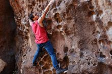 Bouldering in Hueco Tanks on 11/23/2018 with Blue Lizard Climbing and Yoga

Filename: SRM_20181123_1122350.jpg
Aperture: f/4.0
Shutter Speed: 1/80
Body: Canon EOS-1D Mark II
Lens: Canon EF 50mm f/1.8 II