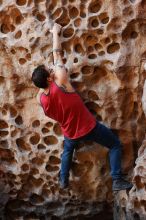 Bouldering in Hueco Tanks on 11/23/2018 with Blue Lizard Climbing and Yoga

Filename: SRM_20181123_1123020.jpg
Aperture: f/3.5
Shutter Speed: 1/125
Body: Canon EOS-1D Mark II
Lens: Canon EF 50mm f/1.8 II