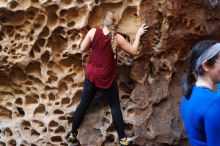 Bouldering in Hueco Tanks on 11/23/2018 with Blue Lizard Climbing and Yoga

Filename: SRM_20181123_1128240.jpg
Aperture: f/3.5
Shutter Speed: 1/125
Body: Canon EOS-1D Mark II
Lens: Canon EF 50mm f/1.8 II