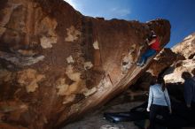 Bouldering in Hueco Tanks on 11/23/2018 with Blue Lizard Climbing and Yoga

Filename: SRM_20181123_1231100.jpg
Aperture: f/5.6
Shutter Speed: 1/200
Body: Canon EOS-1D Mark II
Lens: Canon EF 16-35mm f/2.8 L