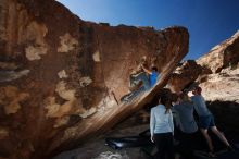 Bouldering in Hueco Tanks on 11/23/2018 with Blue Lizard Climbing and Yoga

Filename: SRM_20181123_1233390.jpg
Aperture: f/5.6
Shutter Speed: 1/250
Body: Canon EOS-1D Mark II
Lens: Canon EF 16-35mm f/2.8 L