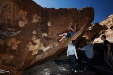 Bouldering in Hueco Tanks on 11/23/2018 with Blue Lizard Climbing and Yoga

Filename: SRM_20181123_1234470.jpg
Aperture: f/5.6
Shutter Speed: 1/250
Body: Canon EOS-1D Mark II
Lens: Canon EF 16-35mm f/2.8 L