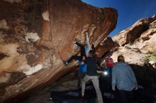 Bouldering in Hueco Tanks on 11/23/2018 with Blue Lizard Climbing and Yoga

Filename: SRM_20181123_1239000.jpg
Aperture: f/5.6
Shutter Speed: 1/250
Body: Canon EOS-1D Mark II
Lens: Canon EF 16-35mm f/2.8 L