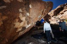 Bouldering in Hueco Tanks on 11/23/2018 with Blue Lizard Climbing and Yoga

Filename: SRM_20181123_1243560.jpg
Aperture: f/5.6
Shutter Speed: 1/250
Body: Canon EOS-1D Mark II
Lens: Canon EF 16-35mm f/2.8 L