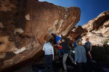 Bouldering in Hueco Tanks on 11/23/2018 with Blue Lizard Climbing and Yoga

Filename: SRM_20181123_1244580.jpg
Aperture: f/5.6
Shutter Speed: 1/250
Body: Canon EOS-1D Mark II
Lens: Canon EF 16-35mm f/2.8 L