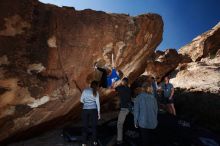 Bouldering in Hueco Tanks on 11/23/2018 with Blue Lizard Climbing and Yoga

Filename: SRM_20181123_1245020.jpg
Aperture: f/5.6
Shutter Speed: 1/250
Body: Canon EOS-1D Mark II
Lens: Canon EF 16-35mm f/2.8 L