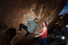Bouldering in Hueco Tanks on 11/23/2018 with Blue Lizard Climbing and Yoga

Filename: SRM_20181123_1250150.jpg
Aperture: f/5.6
Shutter Speed: 1/250
Body: Canon EOS-1D Mark II
Lens: Canon EF 16-35mm f/2.8 L
