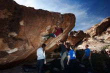 Bouldering in Hueco Tanks on 11/23/2018 with Blue Lizard Climbing and Yoga

Filename: SRM_20181123_1251470.jpg
Aperture: f/5.6
Shutter Speed: 1/250
Body: Canon EOS-1D Mark II
Lens: Canon EF 16-35mm f/2.8 L
