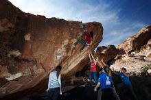 Bouldering in Hueco Tanks on 11/23/2018 with Blue Lizard Climbing and Yoga

Filename: SRM_20181123_1252070.jpg
Aperture: f/5.6
Shutter Speed: 1/250
Body: Canon EOS-1D Mark II
Lens: Canon EF 16-35mm f/2.8 L