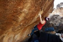 Bouldering in Hueco Tanks on 11/23/2018 with Blue Lizard Climbing and Yoga

Filename: SRM_20181123_1318250.jpg
Aperture: f/5.6
Shutter Speed: 1/500
Body: Canon EOS-1D Mark II
Lens: Canon EF 16-35mm f/2.8 L