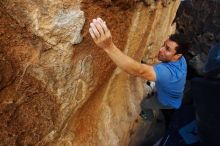 Bouldering in Hueco Tanks on 11/23/2018 with Blue Lizard Climbing and Yoga

Filename: SRM_20181123_1320170.jpg
Aperture: f/5.6
Shutter Speed: 1/400
Body: Canon EOS-1D Mark II
Lens: Canon EF 16-35mm f/2.8 L