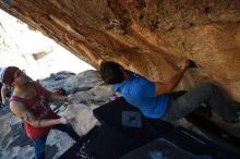 Bouldering in Hueco Tanks on 11/23/2018 with Blue Lizard Climbing and Yoga

Filename: SRM_20181123_1325590.jpg
Aperture: f/5.6
Shutter Speed: 1/640
Body: Canon EOS-1D Mark II
Lens: Canon EF 16-35mm f/2.8 L