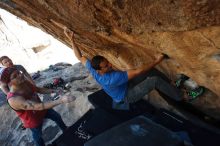 Bouldering in Hueco Tanks on 11/23/2018 with Blue Lizard Climbing and Yoga

Filename: SRM_20181123_1326030.jpg
Aperture: f/5.6
Shutter Speed: 1/640
Body: Canon EOS-1D Mark II
Lens: Canon EF 16-35mm f/2.8 L
