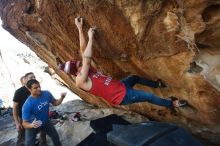 Bouldering in Hueco Tanks on 11/23/2018 with Blue Lizard Climbing and Yoga

Filename: SRM_20181123_1327200.jpg
Aperture: f/5.6
Shutter Speed: 1/640
Body: Canon EOS-1D Mark II
Lens: Canon EF 16-35mm f/2.8 L