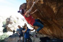 Bouldering in Hueco Tanks on 11/23/2018 with Blue Lizard Climbing and Yoga

Filename: SRM_20181123_1327301.jpg
Aperture: f/5.6
Shutter Speed: 1/1000
Body: Canon EOS-1D Mark II
Lens: Canon EF 16-35mm f/2.8 L