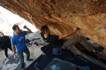 Bouldering in Hueco Tanks on 11/23/2018 with Blue Lizard Climbing and Yoga

Filename: SRM_20181123_1331060.jpg
Aperture: f/5.6
Shutter Speed: 1/640
Body: Canon EOS-1D Mark II
Lens: Canon EF 16-35mm f/2.8 L