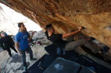 Bouldering in Hueco Tanks on 11/23/2018 with Blue Lizard Climbing and Yoga

Filename: SRM_20181123_1331080.jpg
Aperture: f/5.6
Shutter Speed: 1/640
Body: Canon EOS-1D Mark II
Lens: Canon EF 16-35mm f/2.8 L