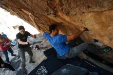 Bouldering in Hueco Tanks on 11/23/2018 with Blue Lizard Climbing and Yoga

Filename: SRM_20181123_1332010.jpg
Aperture: f/5.6
Shutter Speed: 1/640
Body: Canon EOS-1D Mark II
Lens: Canon EF 16-35mm f/2.8 L