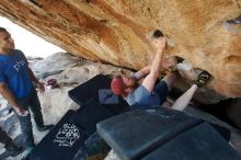 Bouldering in Hueco Tanks on 11/23/2018 with Blue Lizard Climbing and Yoga

Filename: SRM_20181123_1333210.jpg
Aperture: f/5.6
Shutter Speed: 1/400
Body: Canon EOS-1D Mark II
Lens: Canon EF 16-35mm f/2.8 L