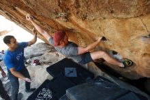 Bouldering in Hueco Tanks on 11/23/2018 with Blue Lizard Climbing and Yoga

Filename: SRM_20181123_1333260.jpg
Aperture: f/5.6
Shutter Speed: 1/400
Body: Canon EOS-1D Mark II
Lens: Canon EF 16-35mm f/2.8 L