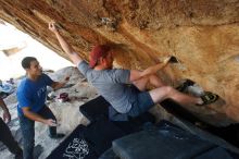 Bouldering in Hueco Tanks on 11/23/2018 with Blue Lizard Climbing and Yoga

Filename: SRM_20181123_1333270.jpg
Aperture: f/5.6
Shutter Speed: 1/400
Body: Canon EOS-1D Mark II
Lens: Canon EF 16-35mm f/2.8 L