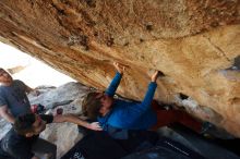 Bouldering in Hueco Tanks on 11/23/2018 with Blue Lizard Climbing and Yoga

Filename: SRM_20181123_1336200.jpg
Aperture: f/5.6
Shutter Speed: 1/400
Body: Canon EOS-1D Mark II
Lens: Canon EF 16-35mm f/2.8 L