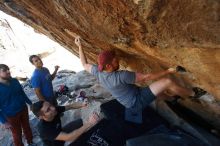 Bouldering in Hueco Tanks on 11/23/2018 with Blue Lizard Climbing and Yoga

Filename: SRM_20181123_1338470.jpg
Aperture: f/5.6
Shutter Speed: 1/400
Body: Canon EOS-1D Mark II
Lens: Canon EF 16-35mm f/2.8 L