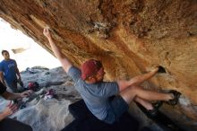 Bouldering in Hueco Tanks on 11/23/2018 with Blue Lizard Climbing and Yoga

Filename: SRM_20181123_1342270.jpg
Aperture: f/5.6
Shutter Speed: 1/500
Body: Canon EOS-1D Mark II
Lens: Canon EF 16-35mm f/2.8 L