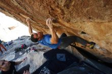 Bouldering in Hueco Tanks on 11/23/2018 with Blue Lizard Climbing and Yoga

Filename: SRM_20181123_1343551.jpg
Aperture: f/5.6
Shutter Speed: 1/400
Body: Canon EOS-1D Mark II
Lens: Canon EF 16-35mm f/2.8 L