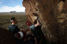 Bouldering in Hueco Tanks on 11/23/2018 with Blue Lizard Climbing and Yoga

Filename: SRM_20181123_1407470.jpg
Aperture: f/8.0
Shutter Speed: 1/250
Body: Canon EOS-1D Mark II
Lens: Canon EF 16-35mm f/2.8 L
