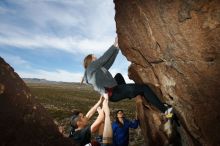 Bouldering in Hueco Tanks on 11/23/2018 with Blue Lizard Climbing and Yoga

Filename: SRM_20181123_1418320.jpg
Aperture: f/8.0
Shutter Speed: 1/250
Body: Canon EOS-1D Mark II
Lens: Canon EF 16-35mm f/2.8 L