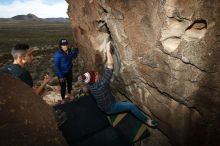 Bouldering in Hueco Tanks on 11/23/2018 with Blue Lizard Climbing and Yoga

Filename: SRM_20181123_1419220.jpg
Aperture: f/5.6
Shutter Speed: 1/250
Body: Canon EOS-1D Mark II
Lens: Canon EF 16-35mm f/2.8 L