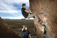 Bouldering in Hueco Tanks on 11/23/2018 with Blue Lizard Climbing and Yoga

Filename: SRM_20181123_1423010.jpg
Aperture: f/5.6
Shutter Speed: 1/250
Body: Canon EOS-1D Mark II
Lens: Canon EF 16-35mm f/2.8 L