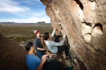 Bouldering in Hueco Tanks on 11/23/2018 with Blue Lizard Climbing and Yoga

Filename: SRM_20181123_1424450.jpg
Aperture: f/5.6
Shutter Speed: 1/250
Body: Canon EOS-1D Mark II
Lens: Canon EF 16-35mm f/2.8 L