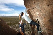 Bouldering in Hueco Tanks on 11/23/2018 with Blue Lizard Climbing and Yoga

Filename: SRM_20181123_1424580.jpg
Aperture: f/5.6
Shutter Speed: 1/250
Body: Canon EOS-1D Mark II
Lens: Canon EF 16-35mm f/2.8 L