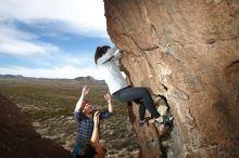 Bouldering in Hueco Tanks on 11/23/2018 with Blue Lizard Climbing and Yoga

Filename: SRM_20181123_1425050.jpg
Aperture: f/5.6
Shutter Speed: 1/250
Body: Canon EOS-1D Mark II
Lens: Canon EF 16-35mm f/2.8 L