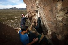 Bouldering in Hueco Tanks on 11/23/2018 with Blue Lizard Climbing and Yoga

Filename: SRM_20181123_1429030.jpg
Aperture: f/5.6
Shutter Speed: 1/250
Body: Canon EOS-1D Mark II
Lens: Canon EF 16-35mm f/2.8 L