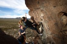 Bouldering in Hueco Tanks on 11/23/2018 with Blue Lizard Climbing and Yoga

Filename: SRM_20181123_1429150.jpg
Aperture: f/5.6
Shutter Speed: 1/250
Body: Canon EOS-1D Mark II
Lens: Canon EF 16-35mm f/2.8 L