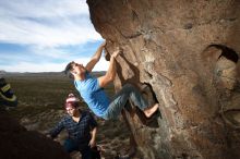 Bouldering in Hueco Tanks on 11/23/2018 with Blue Lizard Climbing and Yoga

Filename: SRM_20181123_1432420.jpg
Aperture: f/5.6
Shutter Speed: 1/250
Body: Canon EOS-1D Mark II
Lens: Canon EF 16-35mm f/2.8 L