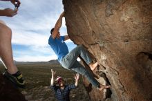 Bouldering in Hueco Tanks on 11/23/2018 with Blue Lizard Climbing and Yoga

Filename: SRM_20181123_1432470.jpg
Aperture: f/5.6
Shutter Speed: 1/250
Body: Canon EOS-1D Mark II
Lens: Canon EF 16-35mm f/2.8 L