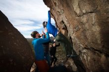 Bouldering in Hueco Tanks on 11/23/2018 with Blue Lizard Climbing and Yoga

Filename: SRM_20181123_1439200.jpg
Aperture: f/5.6
Shutter Speed: 1/250
Body: Canon EOS-1D Mark II
Lens: Canon EF 16-35mm f/2.8 L